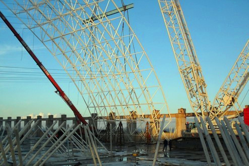 威海大门网架工程